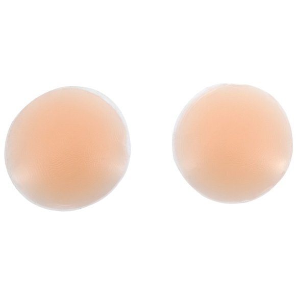 Silicone Circle Shaped Round Nipple Covers Nude - Picture 1 of 7